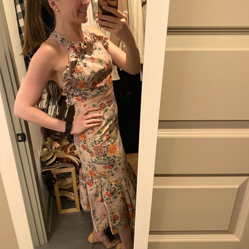 Rebecca Taylor matching skirt & top